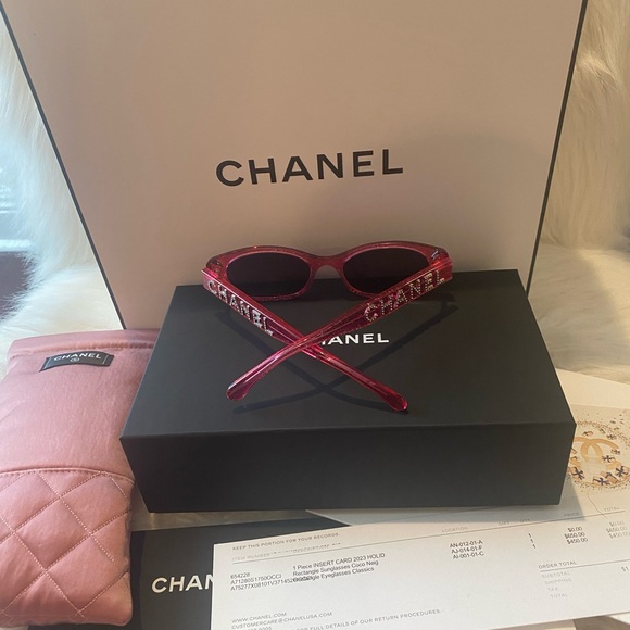 Chanel Rectangle Sunglasses - Picture 3 of 8